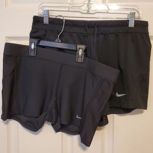 2-NIKE Dri-Fit Running shorts bundle